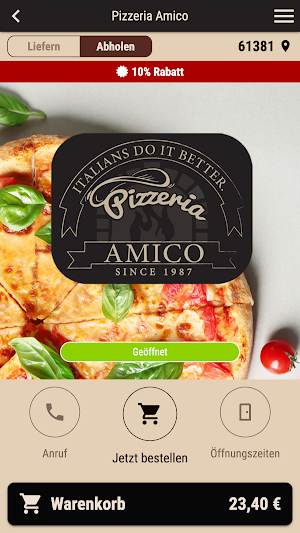 Pizzeria Amico Screenshot 0