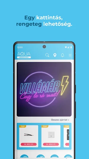 AQUA Webáruház Screenshot 3