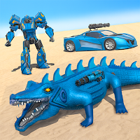 Crocodile Robot Transform Game