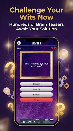 Riddle Realm - Brain Teasers! Screenshot 1