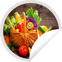 Figurinhas de Frutas e legumes