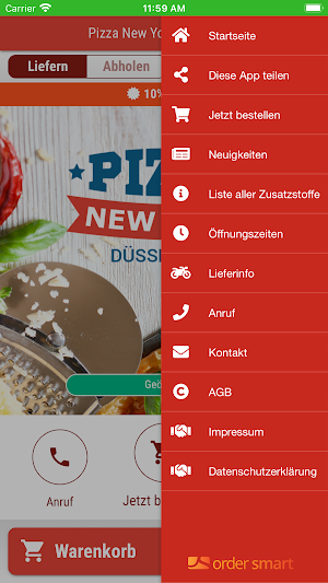 Pizza New York Düsseldorf Screenshot 2