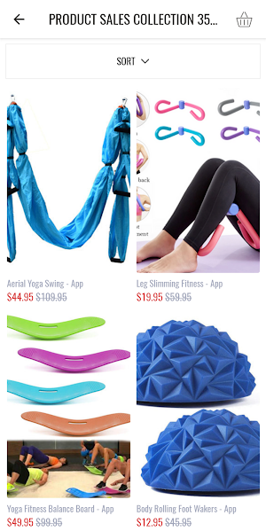 Vive Fitness Shop Screenshot 1