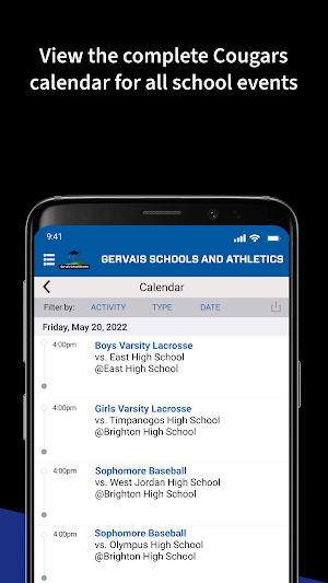Gervais Schools and Athletics Screenshot 3