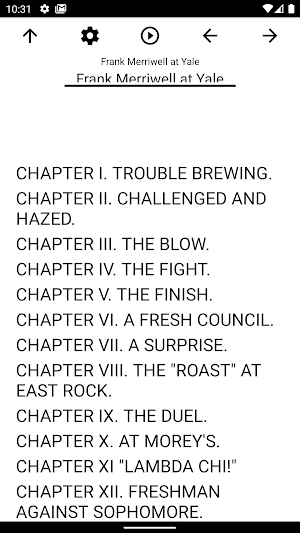 Book, Frank Merriwell at Yale Screenshot 0
