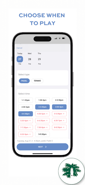 OCCA Racquet Sports Screenshot 1