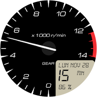 R6 Tachometer Watch Face