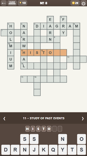 Crosswords: Big Collection Screenshot 0