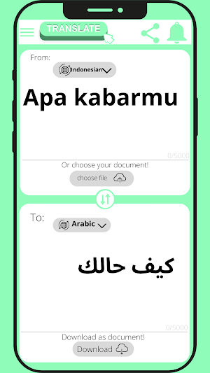 Arabic - Indonesian Translator Screenshot 2