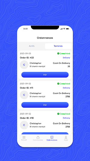 Runpharmaexpress Livreur Screenshot 2