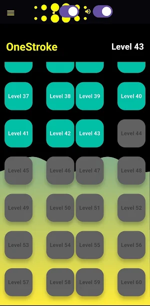 OneStroke, one line game Screenshot 0