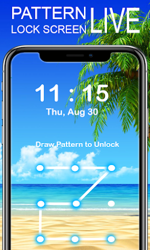 Pattern Lock Screen Screenshot 3