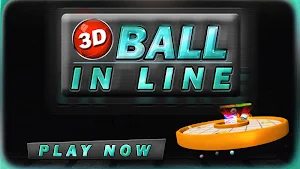 3D BALL IN LINE Screenshot 0