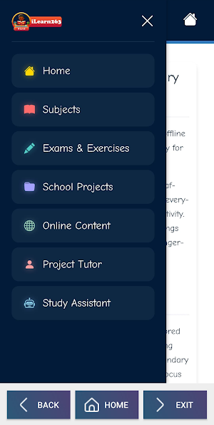 iLearn263 Primary Screenshot 1