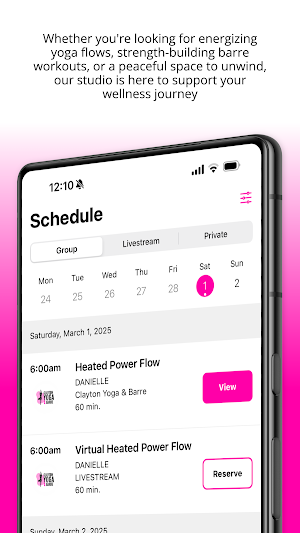 Clayton Yoga & Barre 2.0 2 Screenshot 3