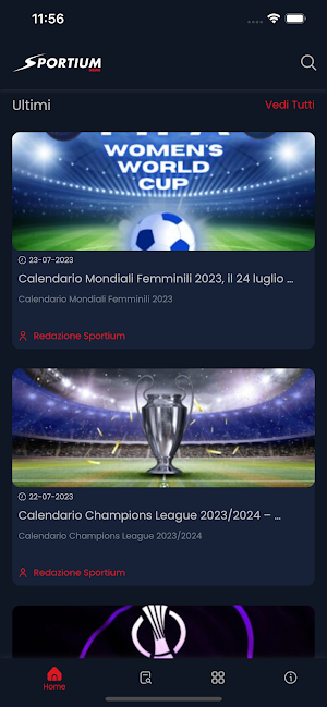 Sportium News Screenshot 0