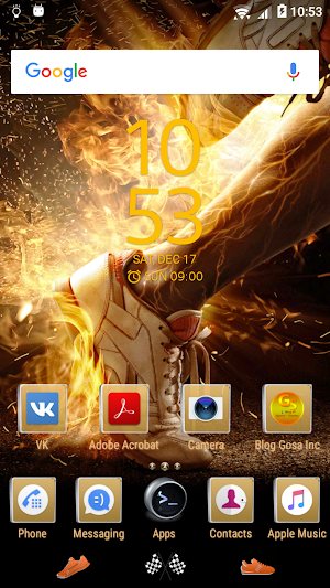 run | Xperia™ Theme Screenshot 1