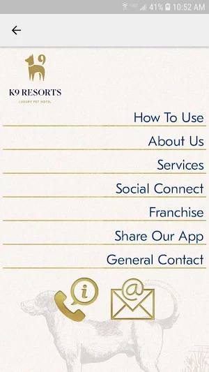 K9 Resorts Luxury Pet Hotel Screenshot 1