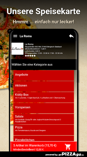 La Roma Bergisch Gladbach Screenshot 3