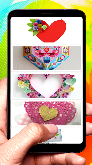 DIY love Paper Crafts Idea Screenshot 0