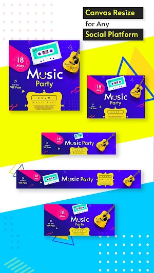 Poster Maker -Banner Flyer Cover Ads Page Designer Screenshot 3