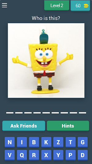 Guess the cartoon characters Screenshot 1