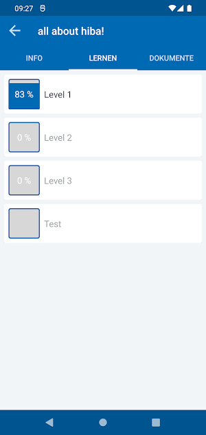 hiba Online-Training Screenshot 2