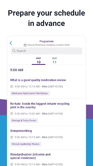 Clinical Pharmacy Congress Screenshot 2