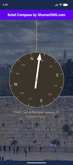 Kotel Compass Screenshot 0