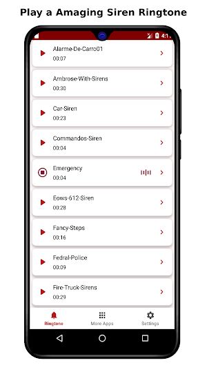 Siren Ringtones Screenshot 1