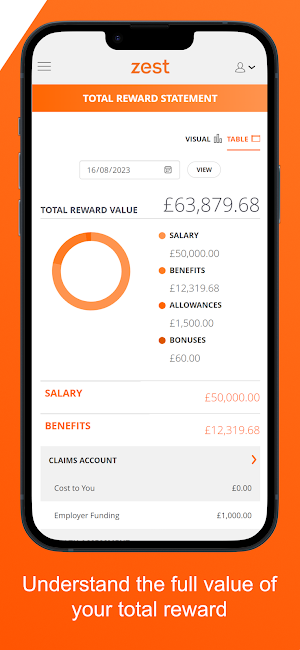 Zest Benefits Screenshot 3