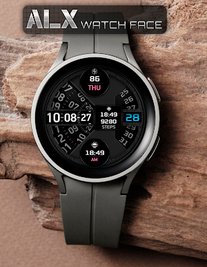 ALX05 Disk Watch Face Screenshot 1