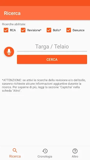 Scanner Veicoli Screenshot 0