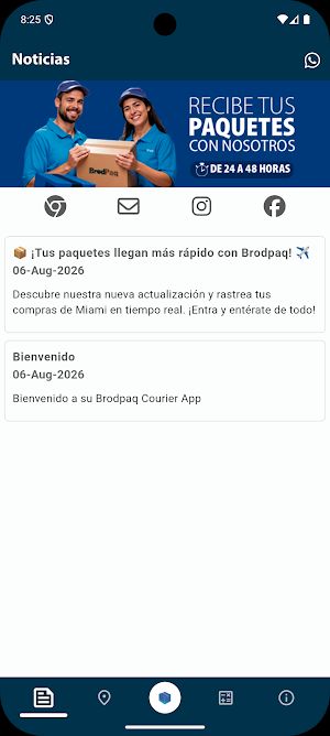 Brodpaq Courier Screenshot 1