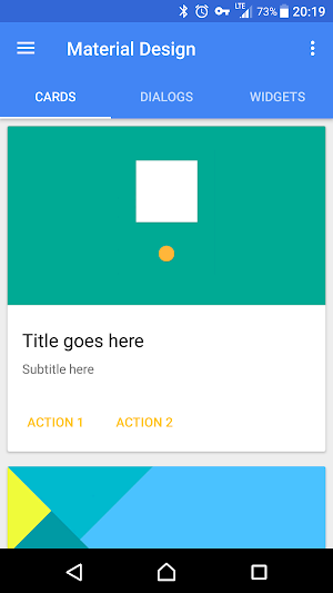 Material Design Screenshot 0