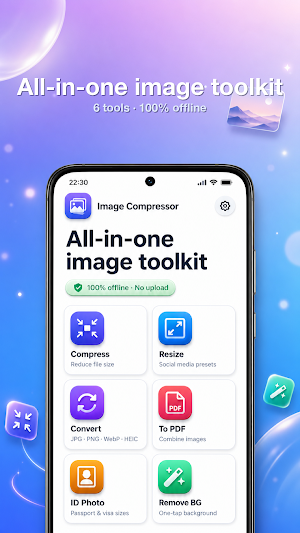 Image Compressor: Resize, PDF Screenshot 0