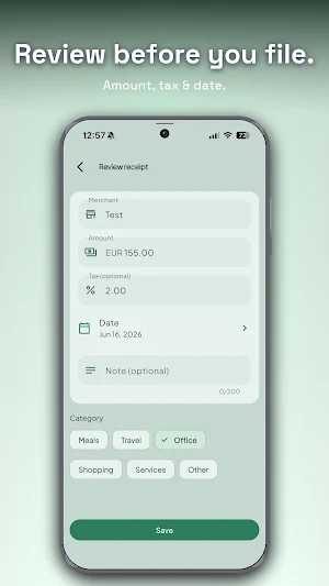 SnapLedger: Receipt Scanner Screenshot 3
