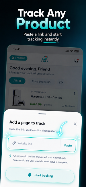 Chalert - Price & Stock Alerts Screenshot 1
