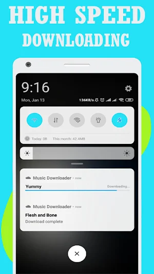 Tubi : Mp3 Music Downloader Screenshot 2