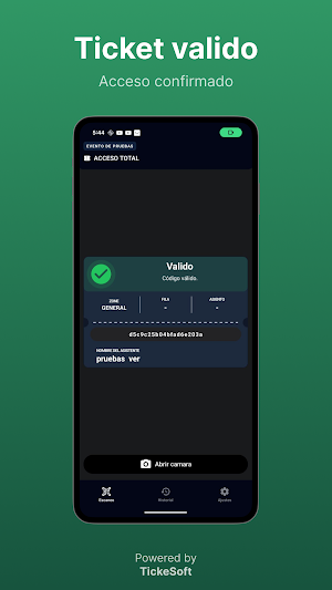 TickeScan Screenshot 1