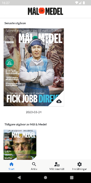 Mål och Medels e-tidning Screenshot 0