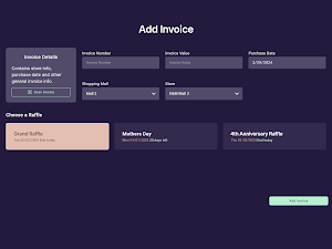 eRaffle Customer Service App Screenshot 3