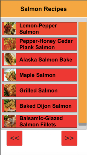 Salmon Recipes Screenshot 1