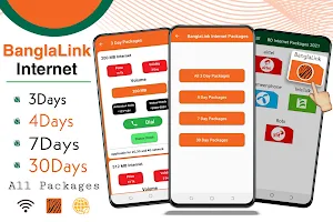 BD All Sim Internet Packages Screenshot 2