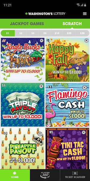 Washington's Lottery Screenshot 1