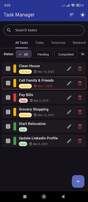 To Do List - Task Manager Screenshot 1