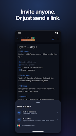 NoteColab: Shared Notes Screenshot 3