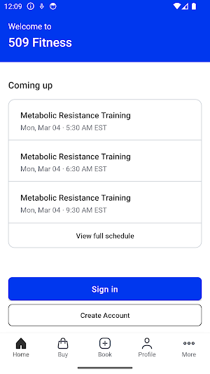 509 Fitness Screenshot 1