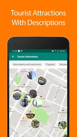 Montreal Offline Map and Travel Guide Screenshot 0