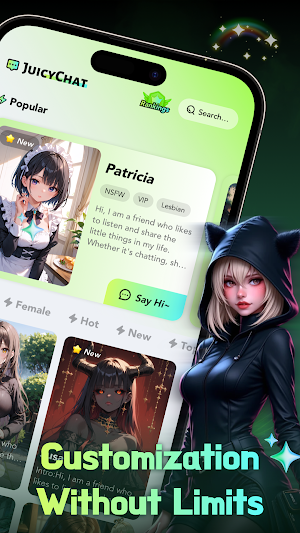 Juicy Chat : Al Roleplay Chat Screenshot 1